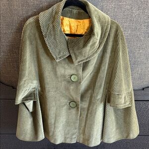 Vintage Corduroy Cape